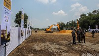Groundbreaking dilakukan di Tirtoadi, Kapanewon Mlati, Kabupaten Sleman.
