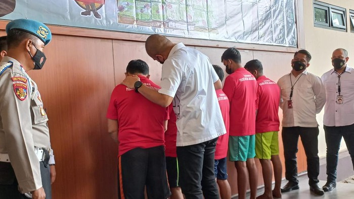 Polres Jakpus menangkap 5 kurir sabu seberat 29 kilogram di Sumsel