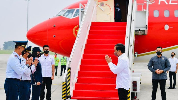 Presiden Jokowi berangkat ke Jateng