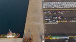 Ribuan Mobil Siap Diekspor dari Pelabuhan Patimban