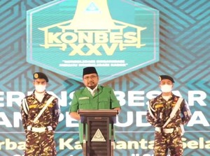 Buka Konbes, Yaqut Minta GP Ansor Hadapi Eks HTI dan FPI