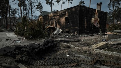 Begini Kondisi Irpin Usai Tentara Ukraina Pukul Mundur Pasukan Rusia