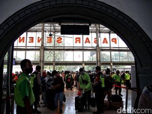 Hari Ini, Tercatat 5.844 Orang Mudik dari Stasiun Pasar Senen