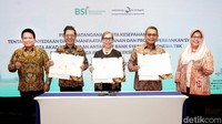 Dengan adanya kesepakatan ini, Bank Syariah Indonesia akan bekerja sama dengan Lembaga Pembiayaan Ekspor Indonesia untuk pengembangan ekosistem halal di Indonesia, baik dari sisi pembiayaan, pendanaan maupun transaksi digital.