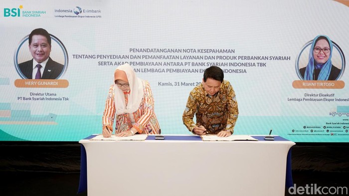 Bank Syariah Indonesia bersinergi dengan Lembaga Pembiayaan Ekspor Indonesia. Hal ini dalam rangka pengembangan ekosistem halal di Indonesia.