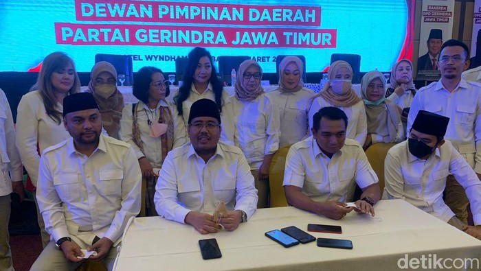 DPD Partai Gerindra Jawa Timur menggelar Rakerda dengan seluruh DPC 38 Kabupaten/Kota se-Jatim