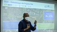 Dalam kesempatan itu, Direktur Utama PT MRT Jakarta William Sabandar juga memberikan pemaparan terkait perkembangan MRT Jakarta.
