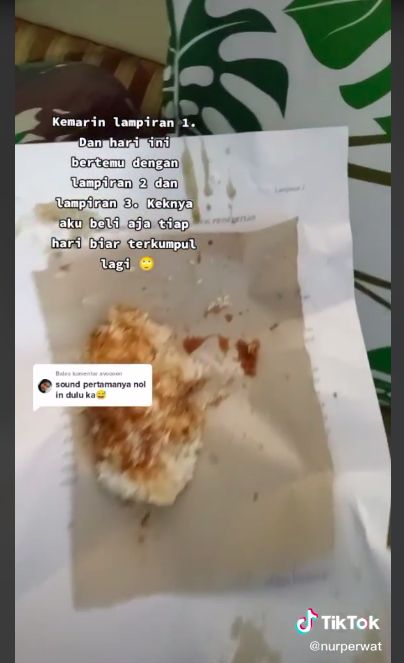 Ketan dibungkus pakai kertas bekas penelitian