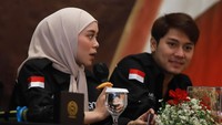 Kali ini, Lesti Kejora memberikan tanggapan apa lagi ya? Foto: Palevi/detikcom