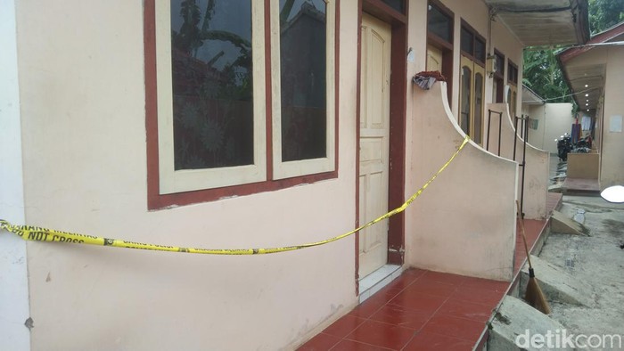 Lokasi kos tempat PSK online dibunuh.