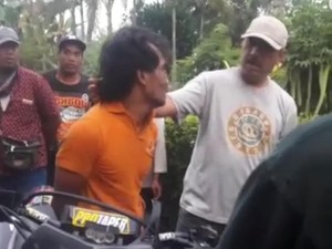 Curi Motor Emak-emak Sedang Belanja, Pria di Ini Dimassa Orang Satu Pasar