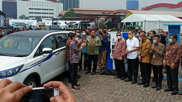 Mobil Listrik Innova (CNBC Indonesia/ Ferry Sandi)