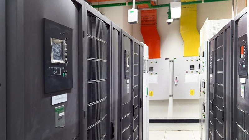 NTT Jakarta 3 Data Center yang diklaim terbesar di Indonesia dengan kapasitas 45 megawatt.