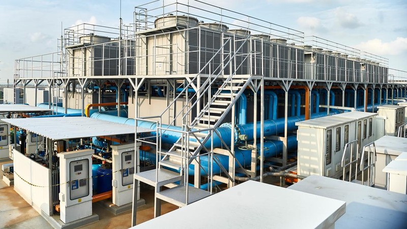 NTT Jakarta 3 Data Center yang diklaim terbesar di Indonesia dengan kapasitas 45 megawatt.