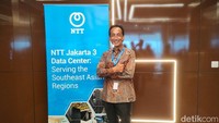 NTT Jakarta 3 Data Center yang diklaim terbesar di Indonesia dengan kapasitas 45 megawatt.