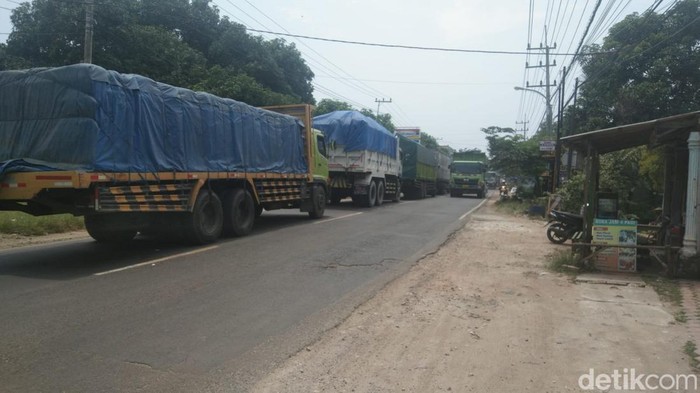 Pantauan lalu lintas dampak Jembatan Blun Ambles di Lamongan