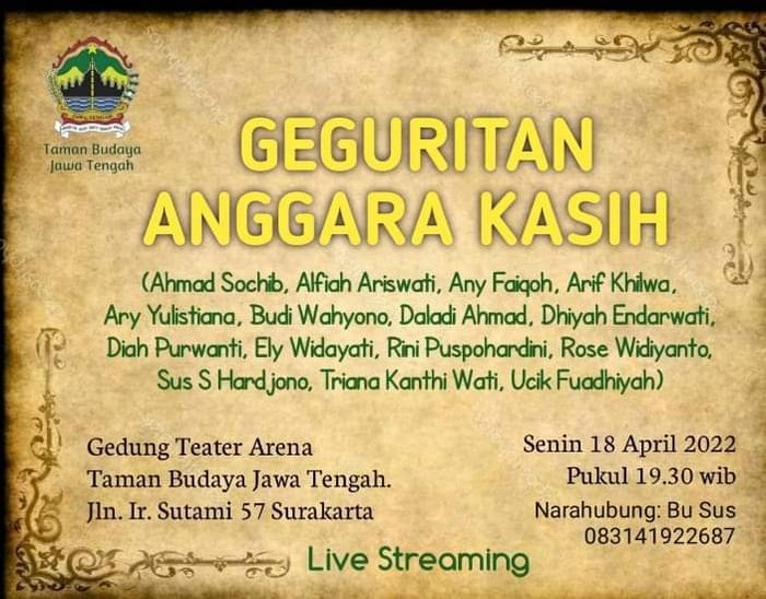 Pentas Baca Geguritan TBJT
