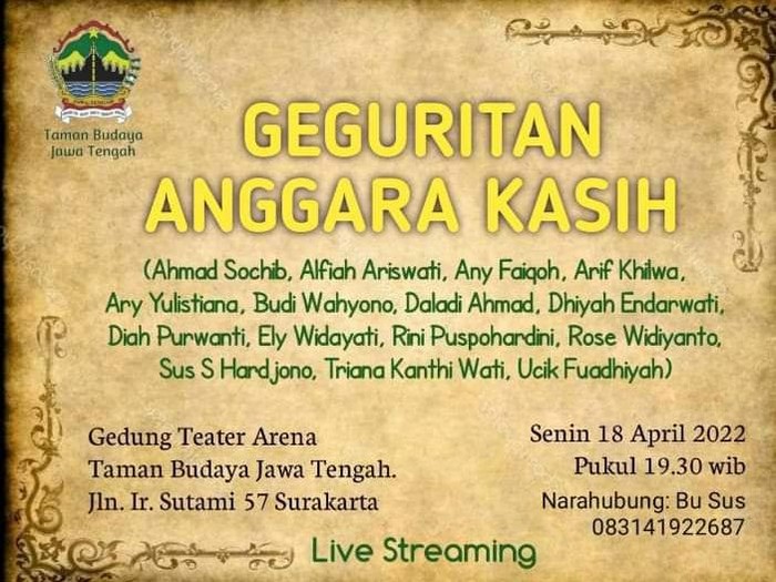 Pentas Baca Geguritan TBJT
