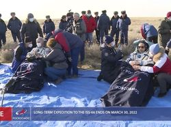 Pulang Bareng ke Bumi, Astronot AS-Rusia Mendarat di Kazakhstan