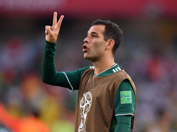 YEKATERINBURG, RUSSIA - JUNE 27:  Rafael Marquez of Mexico reacts following the 2018 FIFA World Cup Russia group F match between Mexico and Sweden at Ekaterinburg Arena on June 27, 2018 in Yekaterinburg, Russia.  (Photo by Hector Vivas/Getty Images)