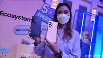 Ponsel ini bisa dipesan di situs Samsung dan Shopee mulai dari tanggal 4-6 April 2022. Foto: Adi Fida Rahman/detikINET