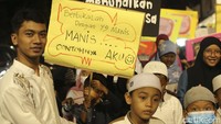 Pawai obor ini sebagai bentuk menyambut bulan Ramadan 1443 Hijriah.  
