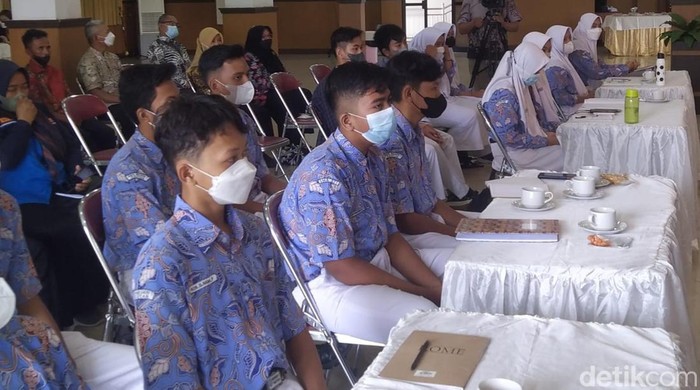 Siswa SMA di Pacitan disiagakan untuk menghadapi potensi bencana Megathrust.