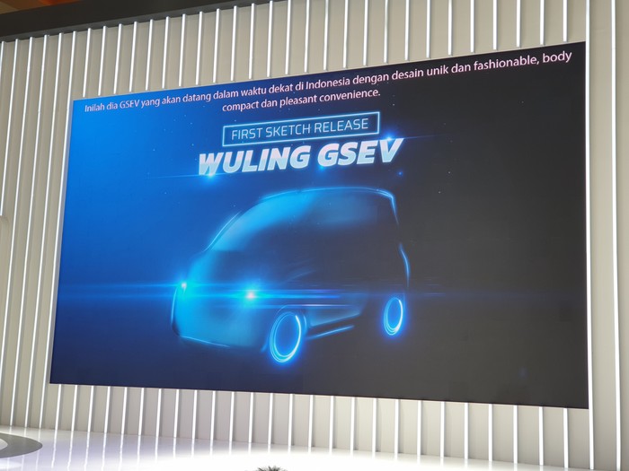 Sketsa mobil listrik Wuling di IIMS 2022