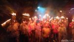 Suka Cita Pawai Obor untuk Sambut Ramadan