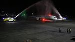 Potret Suasana Penerbangan Perdana Istanbul-Denpasar