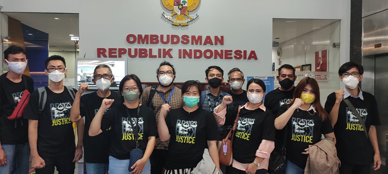 Warga Rusun City Garden melaporkan Pemprov DKI dan Palyja ke Ombudsman RI Perwakilan Jakarta Raya.