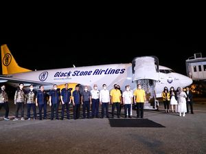Bamsoet Resmikan Penerbangan Pesawat Kargo Black Stone Airlines