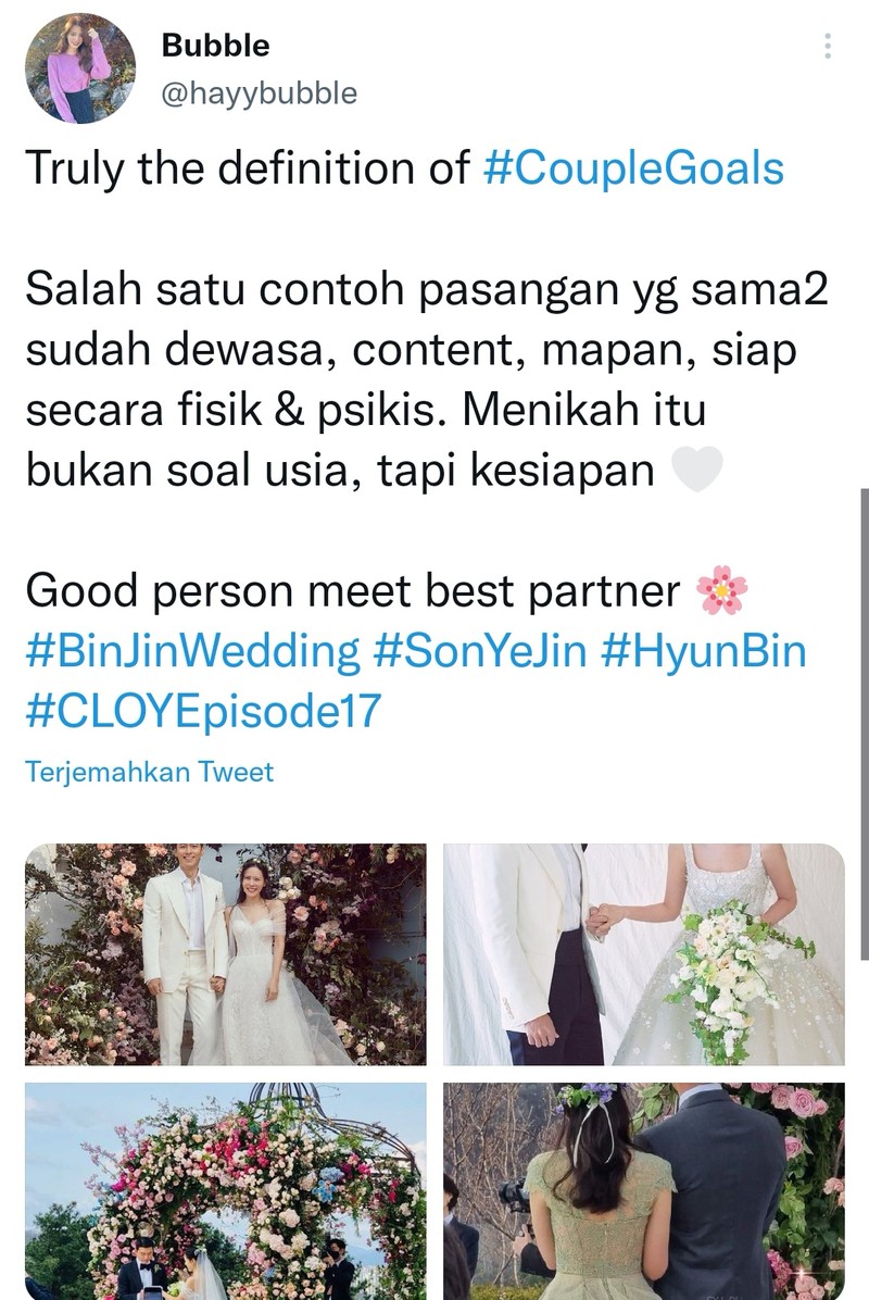 Fotoinet binjin wedding reaksi netizen