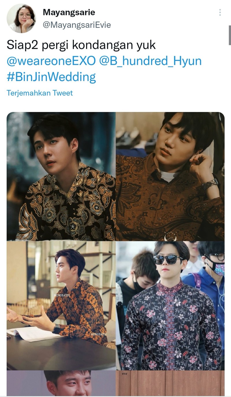 Fotoinet binjin wedding reaksi netizen