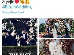 #BinJinWedding Masih Trending, Ini Reaksi Lucu Netizen