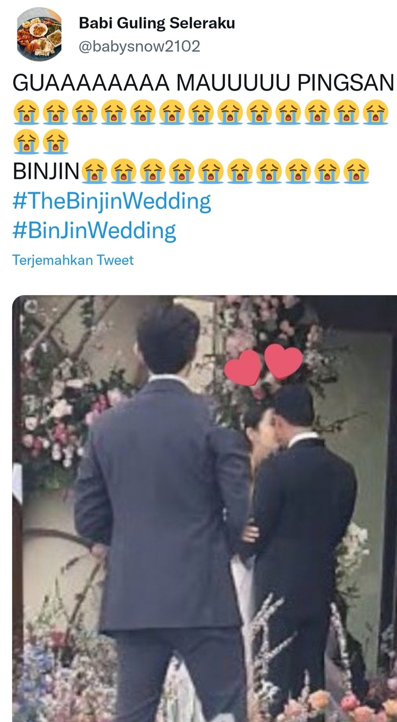 Fotoinet binjin wedding reaksi netizen