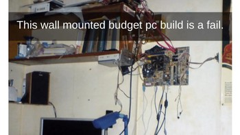 Jika kamu seorang kutu buku teknologi, kamu mungkin pernah mendengar tentang tren membangun PC yang dipasang di dinding. Banyak pembuat PC yang suka berpikir out of the box dengan menempelkan komputer mereka ke dinding untuk tampilan yang ramping dan minimalis. Tapi untuk kasus ini terpaksa menghubungi pekerja dukungan teknis lokal mereka, karena PC mereka berantakan dengan kabel dan sirkuit yang terbuka. Ini tidak hanya terlihat mengerikan, tetapi juga berdampak negatif pada kinerja komputer. Foto: Drivepedia