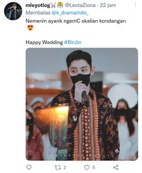 fotoinet reaksi lucu binjin wedding