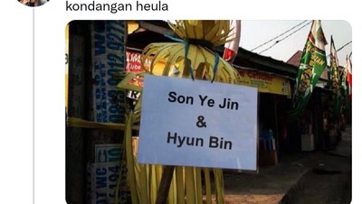 #BinJinWedding Masih Trending, Ini Reaksi Lucu Netizen