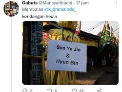 #BinJinWedding Masih Trending, Ini Reaksi Lucu Netizen