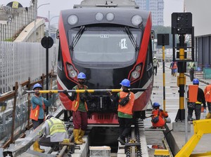 Progress LRT Jabodebek: Fisik Mau Rampung, Persinyalan Masih Jauh