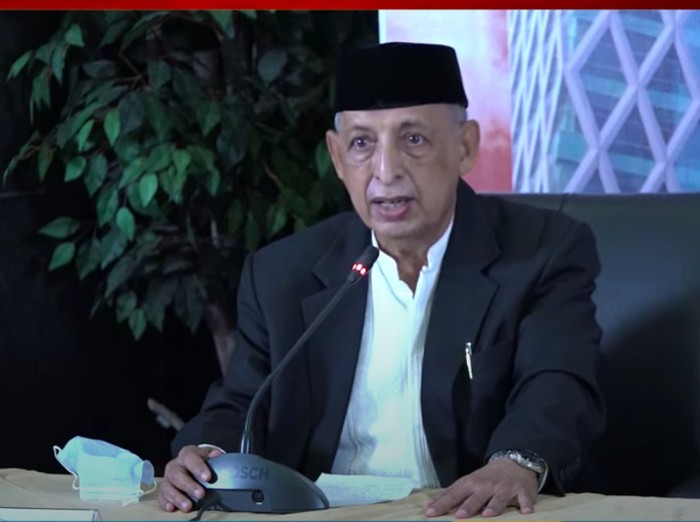 Ketua MUI, KH Abdullah Zaidi (Tangkapan layar kanal YouTube Kementerian Agama RI)