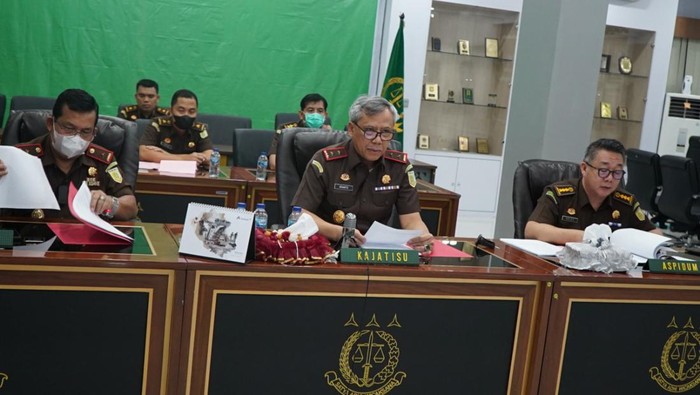 Konferensi pers Kejati Sumut (dok. Istimewa)