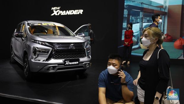 Mitsubishi Xpander di IIMS 2022 (վ/ Tri Susilo)