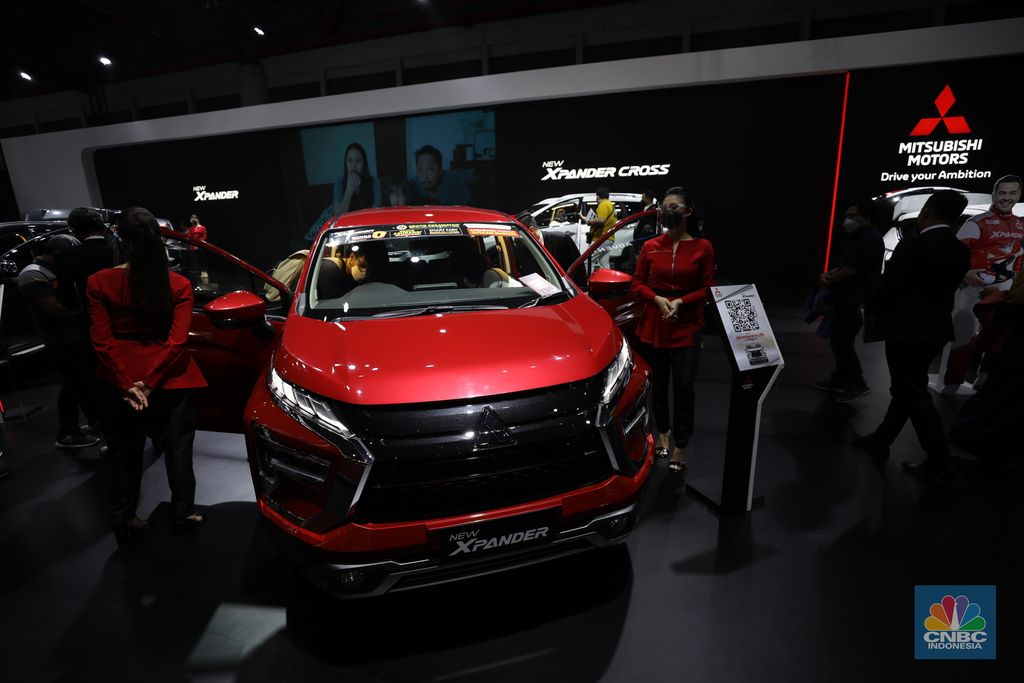 Mitsubishi Xpander di IIMS 2022 (CNBC Indonesia/ Tri Susilo)