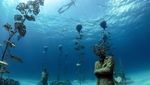 Museum Underwater di Siprus, Ada Hutan Bawah Laut hingga Patung Manusia