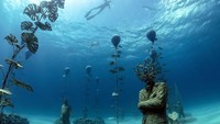 Tepatnya, MUSAN berada di 200 dari lepas pantai Aiya Napa, kota resor Siprus Tenggara (Emily Irving-Swift/Getty Images)