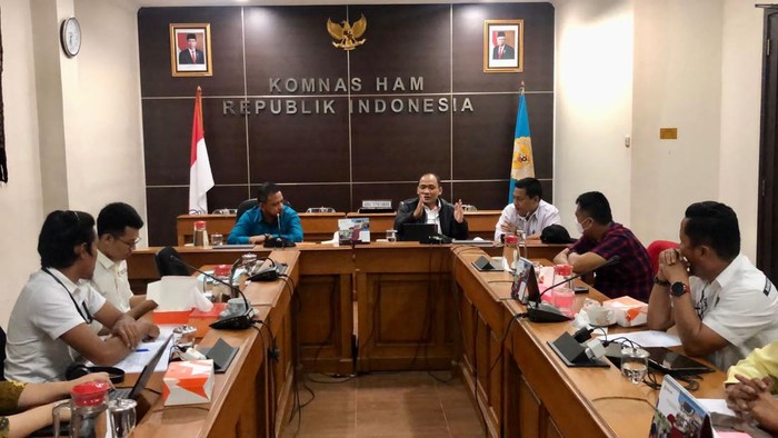 Pertemuan Polda Sumut dengan Komnas HAM soal kasus kerangkeng manusia Bupati Langkat (Dok. istimewa)