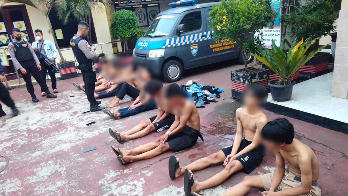 Polisi Gagalkan Tawuran Remaja di Jaktim, 9 Orang Diamankan