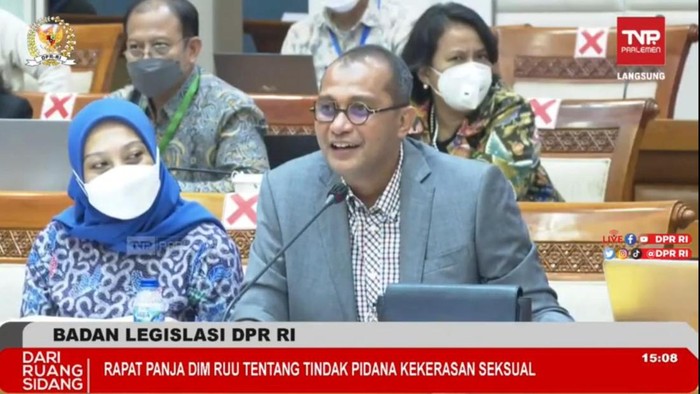 Rapat Baleg DPR dan Kemenkumham soal RUU TPKS